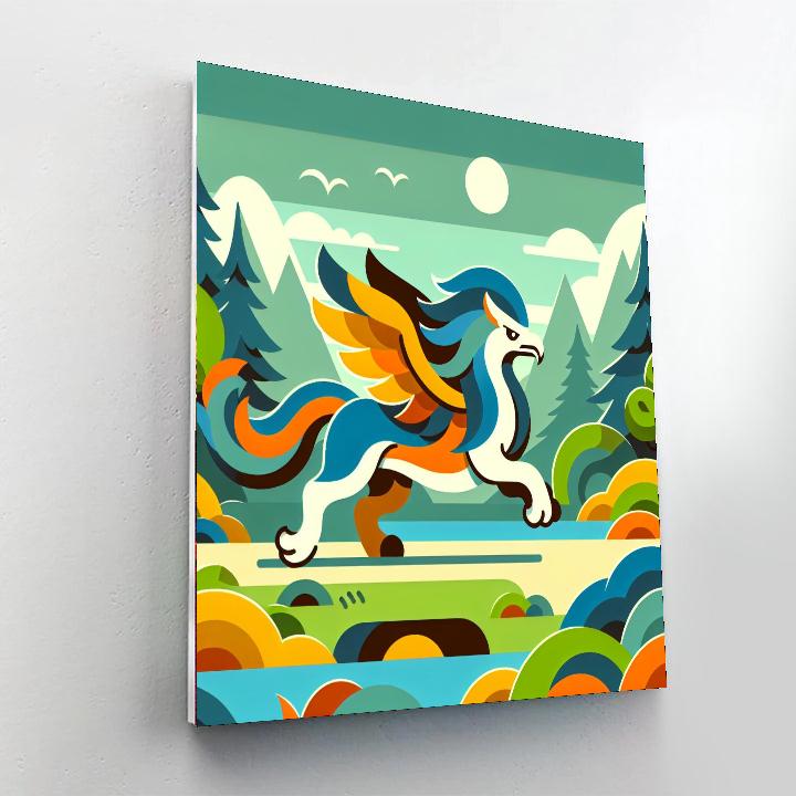 Gallant Griffon Gallop Numbered Painting Kits