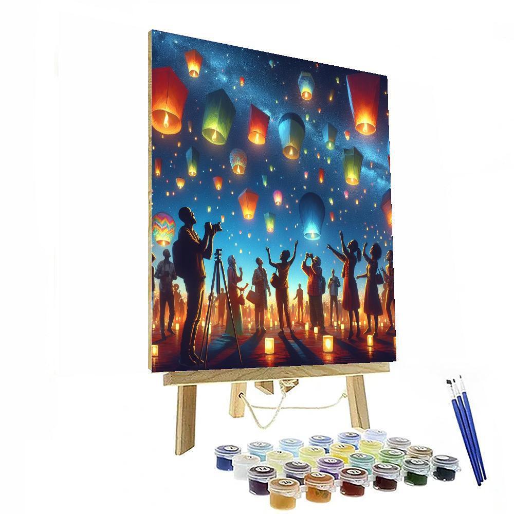 Magical Lantern Festival Paint By Number