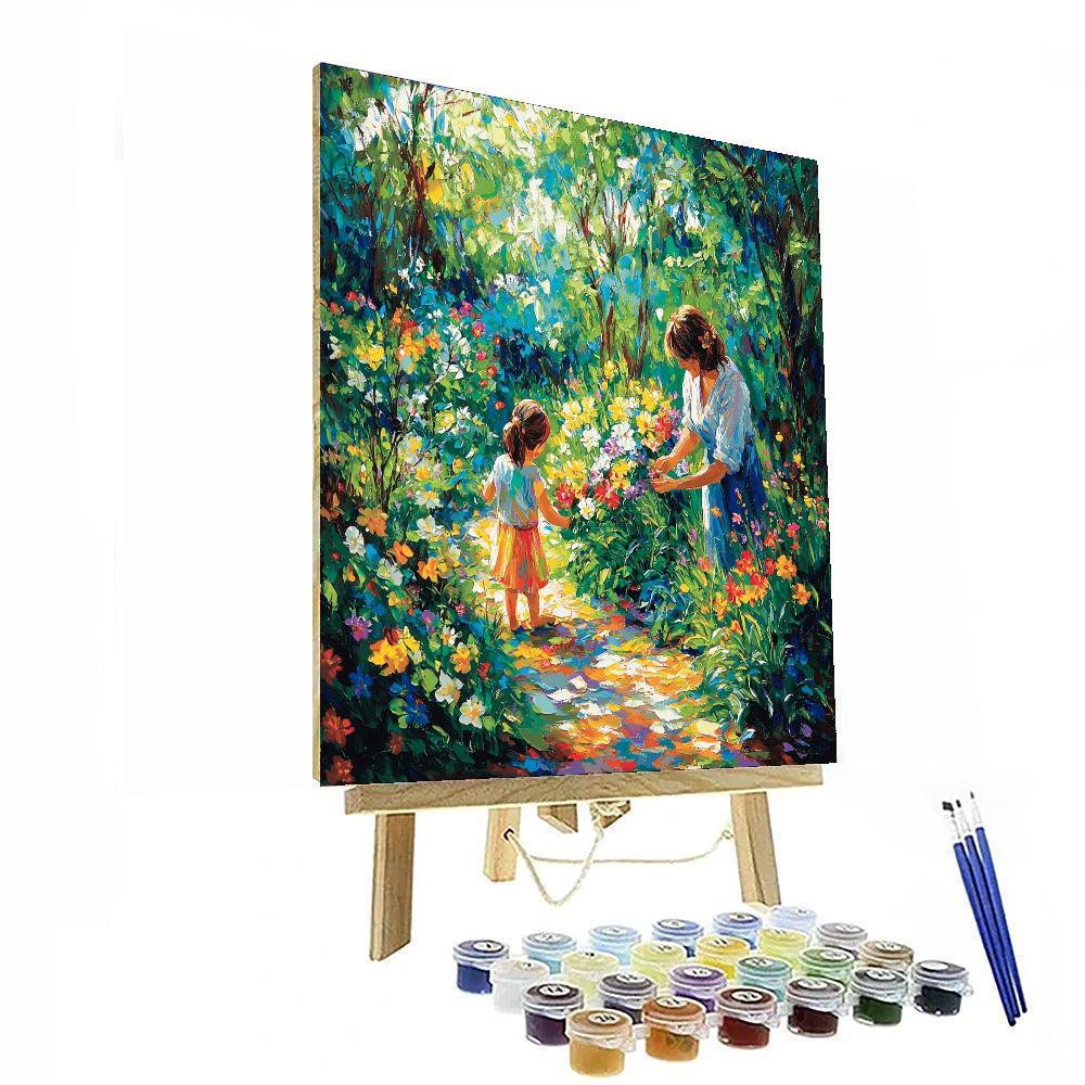 Love Blooms In The Garden Paint By Numbers Kits