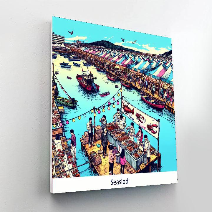 Plymouth Seafood Festival - Uk Paint By Numbers