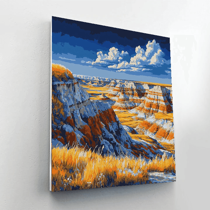 Badlands National Park - South Dakota, Usa Paint By Numbers Kits