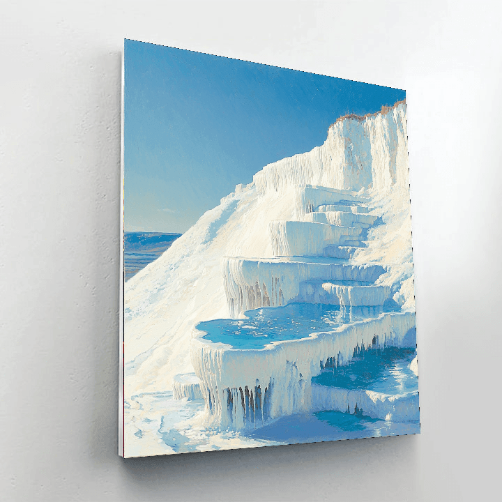Pamukkale Thermal Pools - Turkey Painting By Numbers Kit