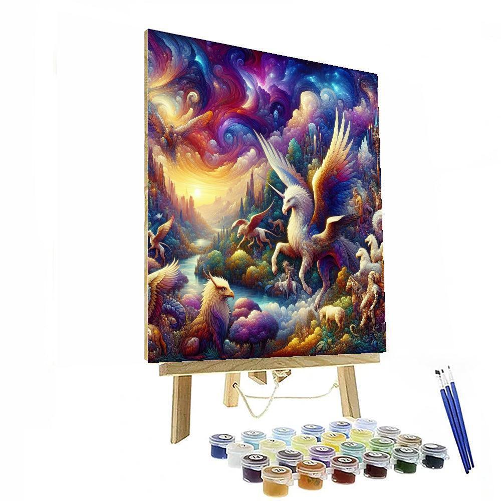 Intriguing Mythical Beasts Paint By Number