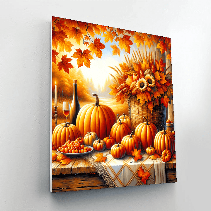 Charming Harvest Festival Painting By Numbers Kit
