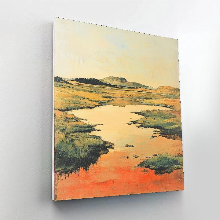 Nandalal Bose Inspired Whispering Earth Harmony  Painting Number Kit