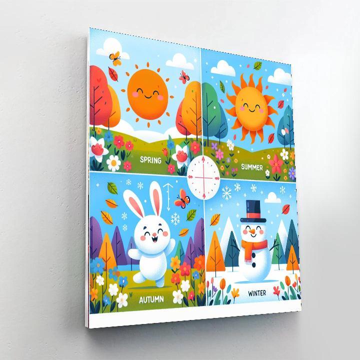 Festival Of Seasons Painting Number Kit