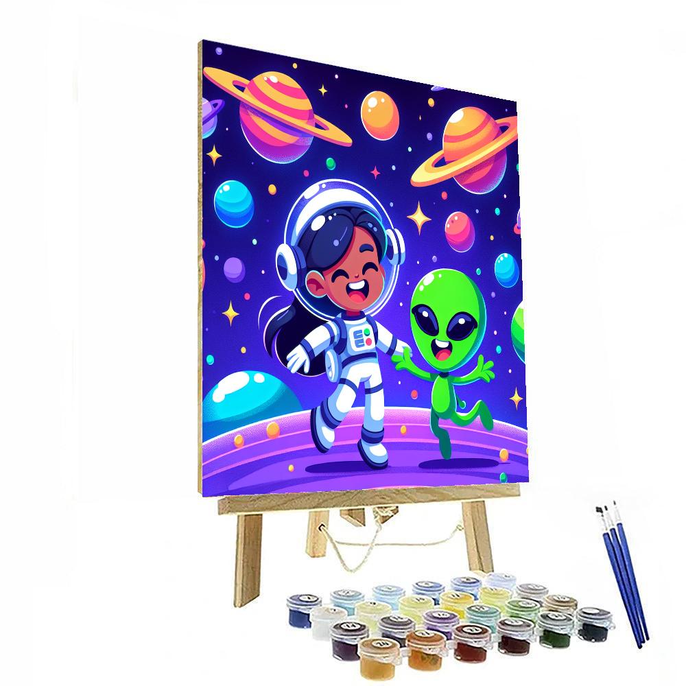 Space Adventures: Galactic Voyagers Number Painting