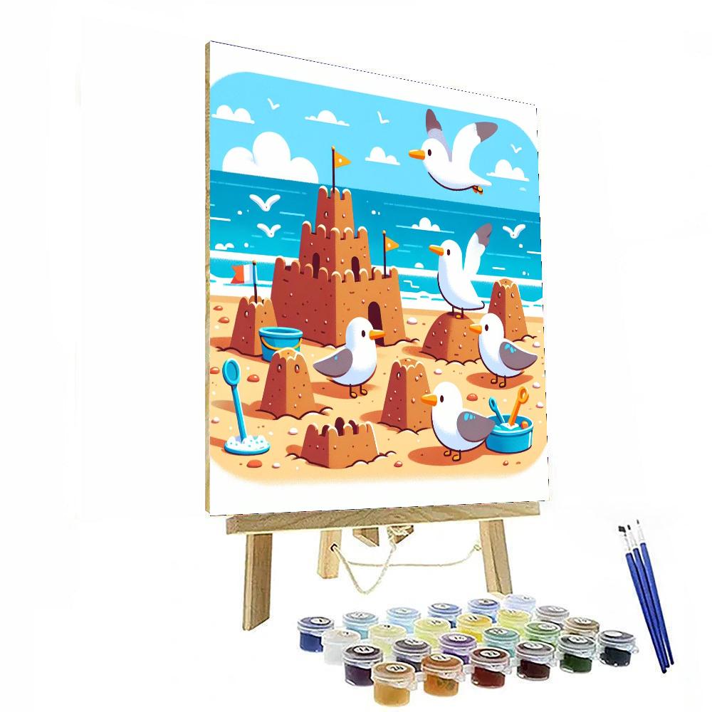 Sunny Beach Day Out Paint By Number