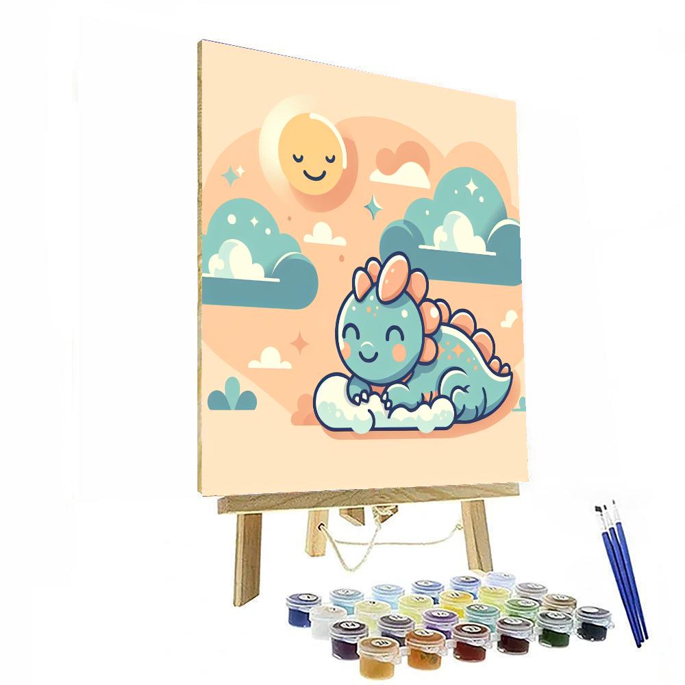 Gentle Dragon Painting By Numbers Kit