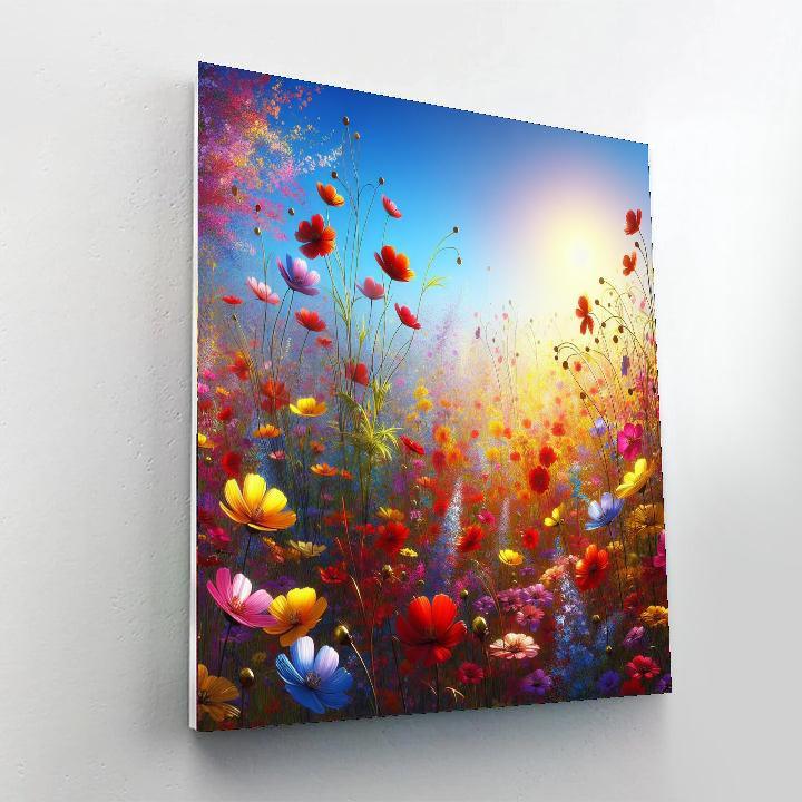 Spring Meadow Celebration Paint By Color