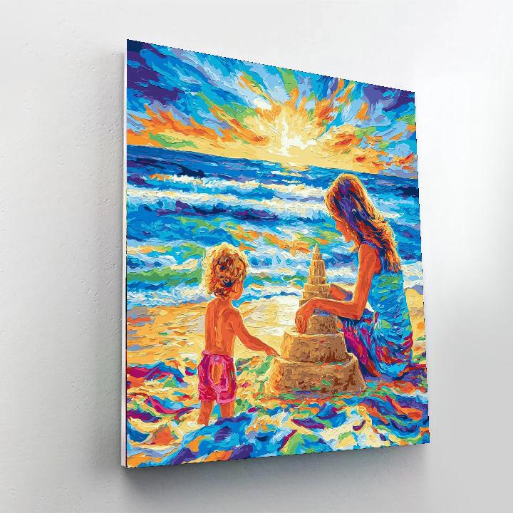 Building Sandcastles Together Paint By Color