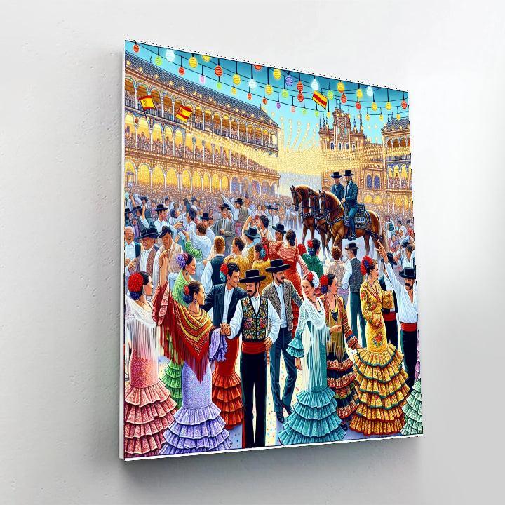 Seville April Fair - Seville, Spain Paint By Number