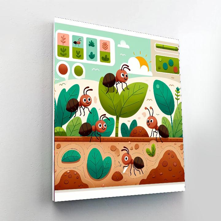 Eco Adventure Ant Colony Numbered Painting Kits