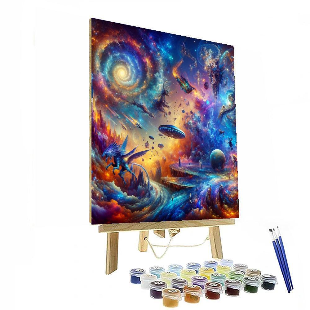 Adventure Through Time And Space DIY Paint By Numbers