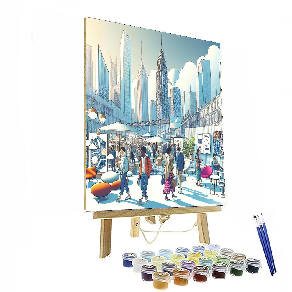 Milan Design Week - Italy Number Painting