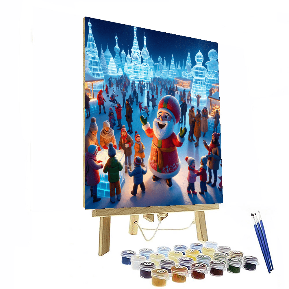 Quebec Winter Carnival Painting Number Kit