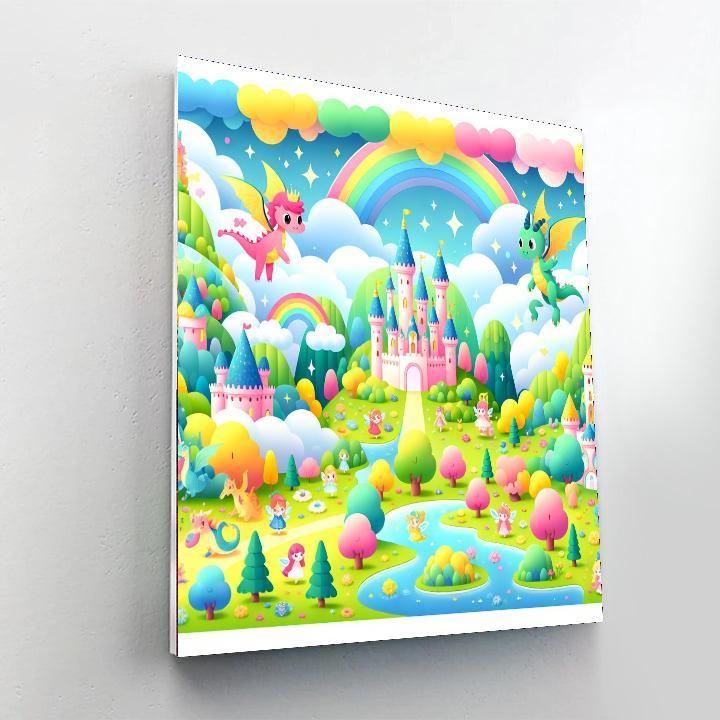 Joyful Fairy Tale Land DIY Paint By Numbers