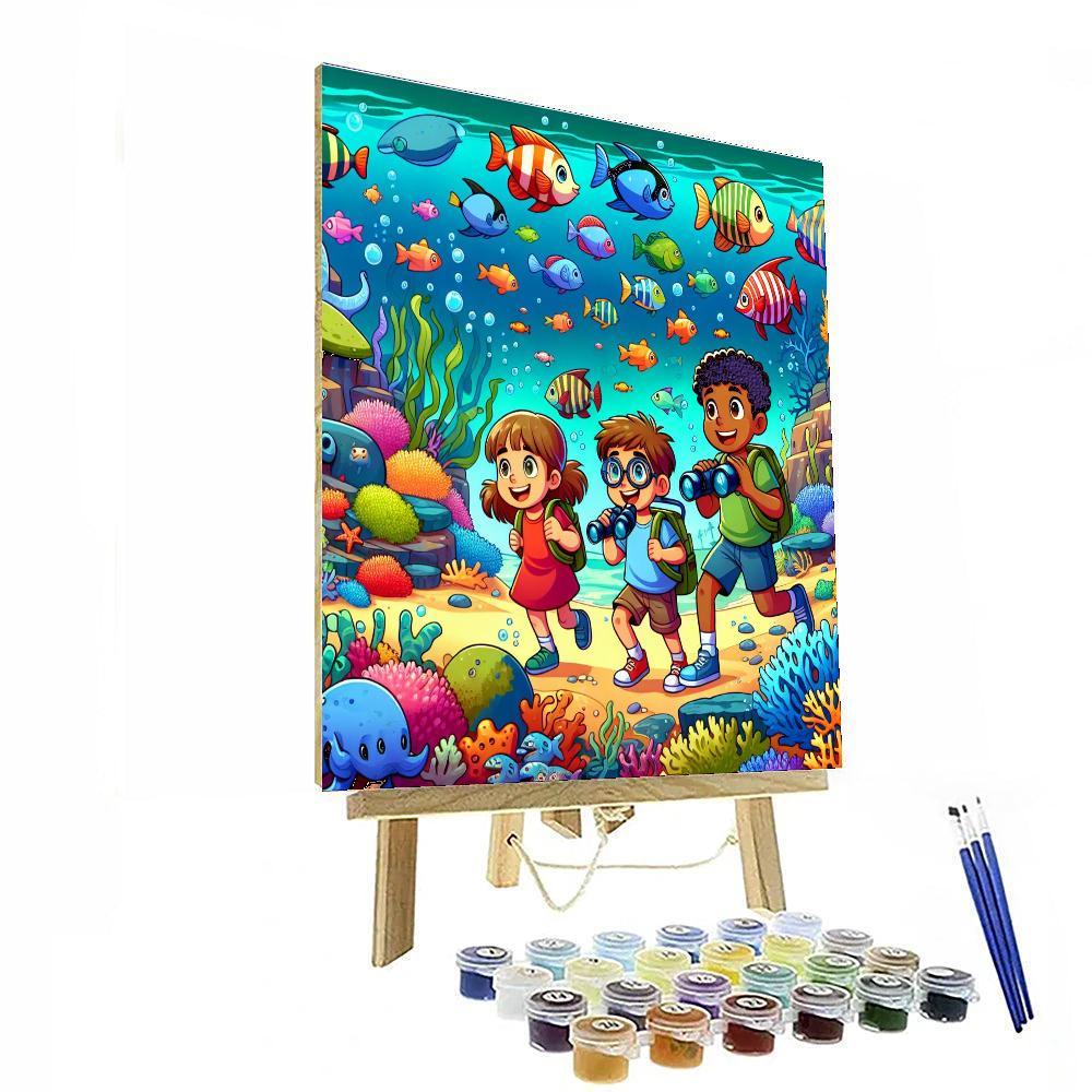 Underwater Adventure World Numbered Painting Kits