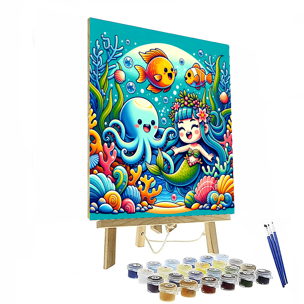 Underwater Fairy Tale Paint By Color