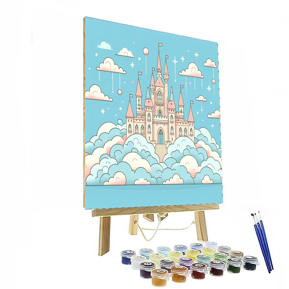 Floating Castle Kingdom Paint By Color