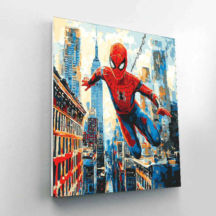 Tom Holland: Webslinger Extraordinaire Painting Number Kit