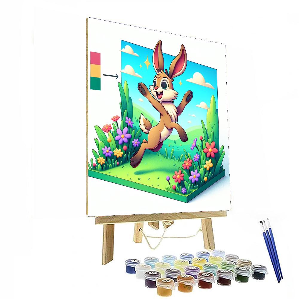 Jolly Jackalope DIY Paint By Numbers
