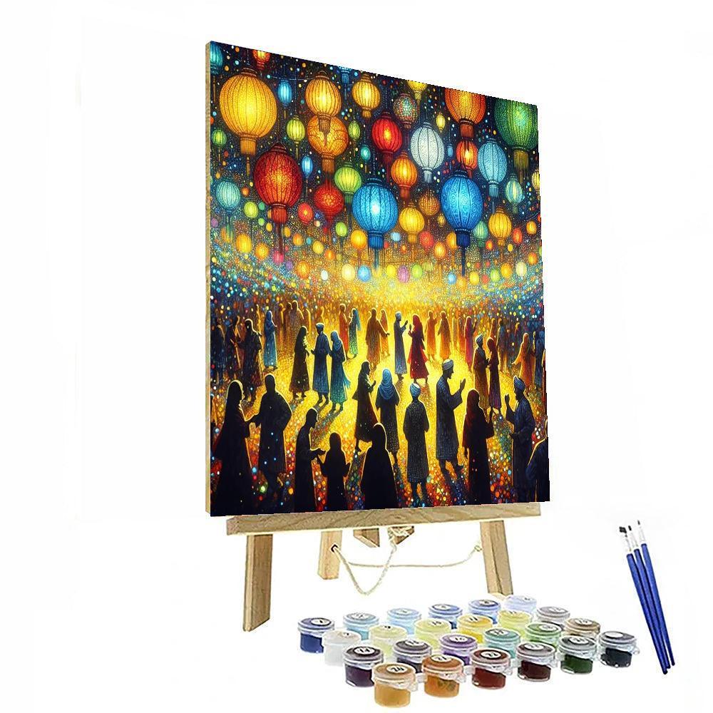 Dazzling Festival Of Lights Paint By Number