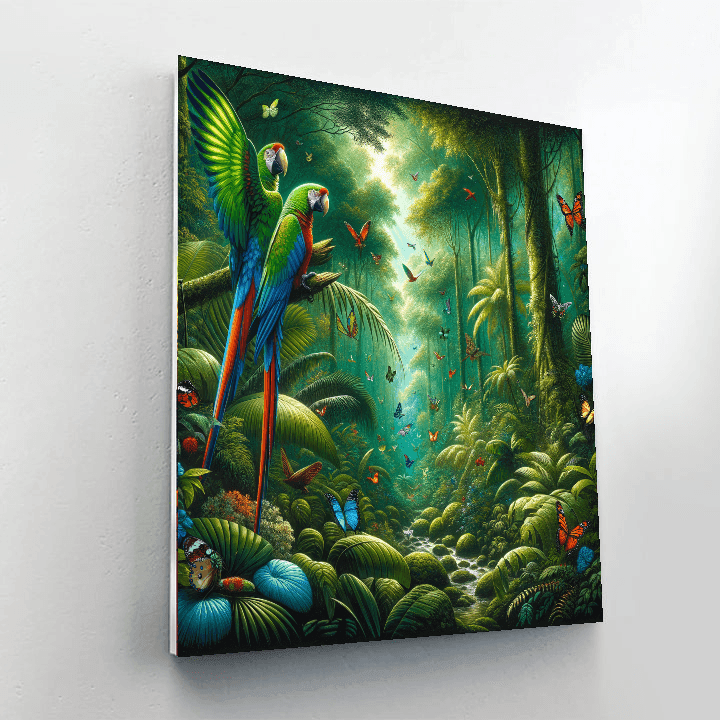 Rainforest Radiance Paint By Numbers Kits