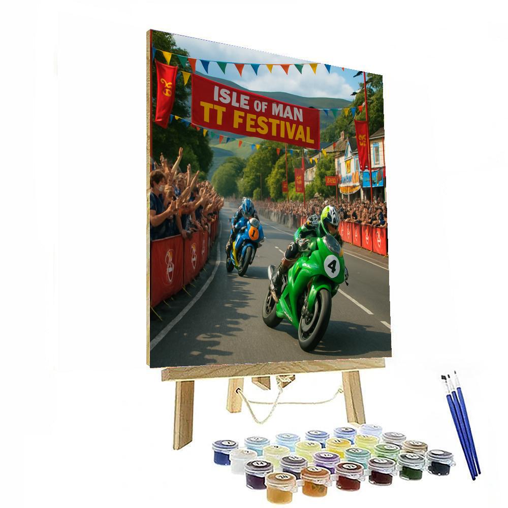 The Isle Of Man Tt Festival Number Painting