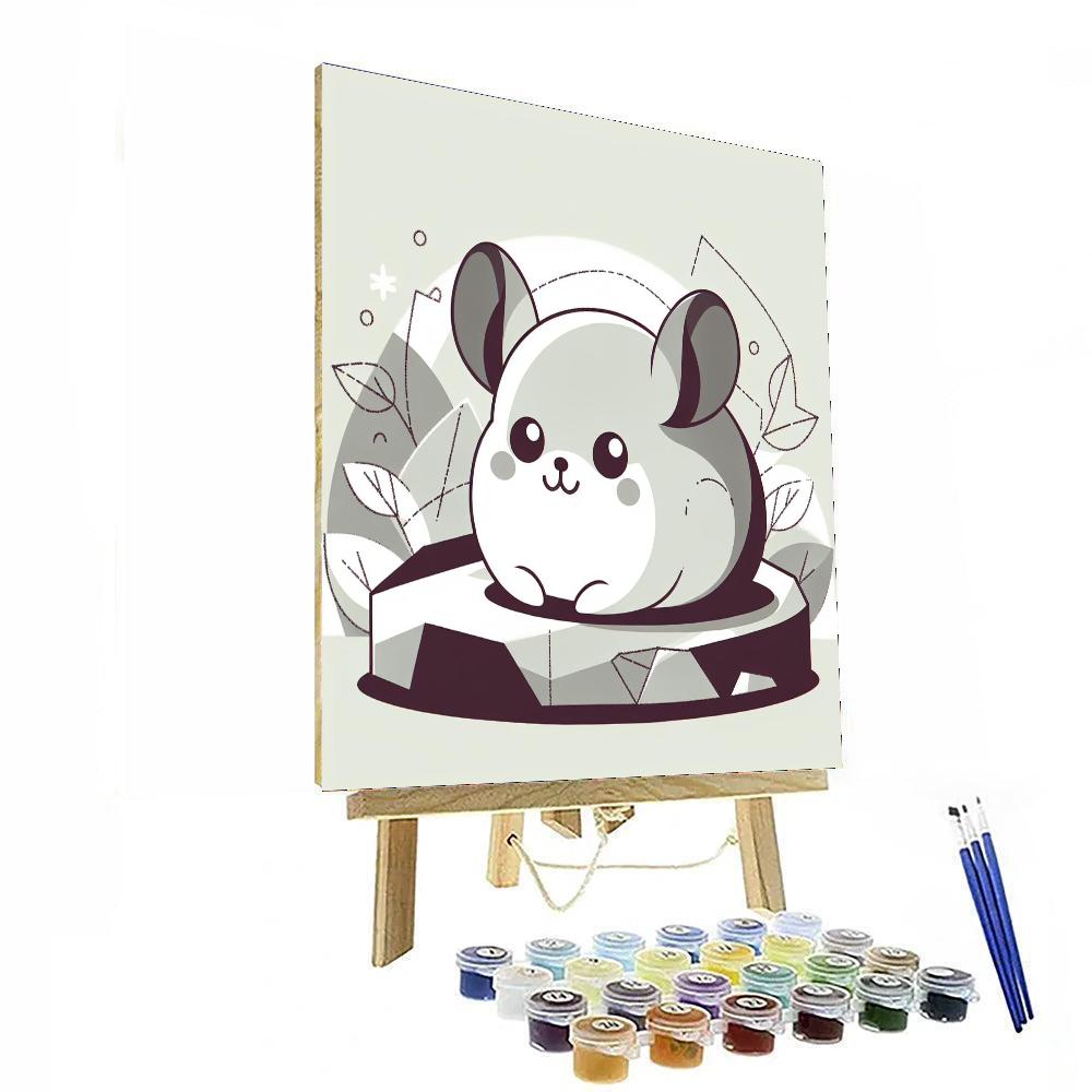 Cute Chinchilla Paint By Numbers Art