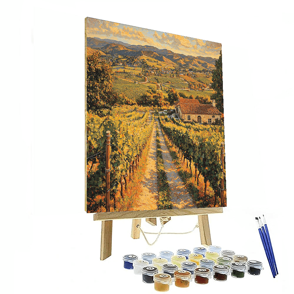Napa Valley Vineyards - California Paint By Numbers