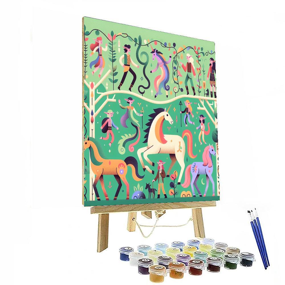 Mystic Forest Tales Painting By Numbers Kit