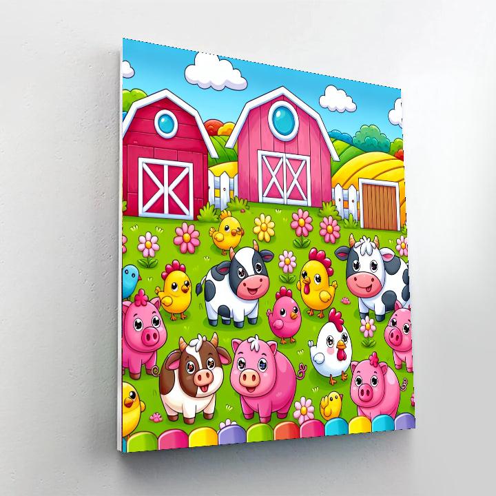 Adventure Farm Numbered Painting Kits