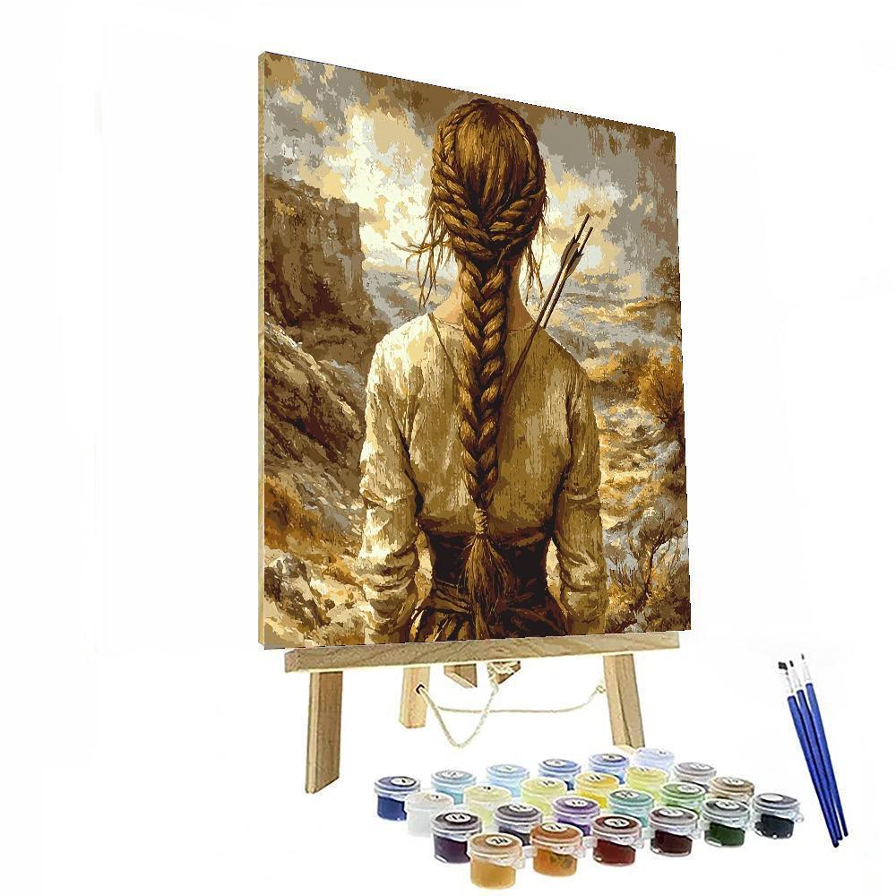 Jennifer Lawrence: The Daring Journey Of Katniss Everdeen Paint By Color