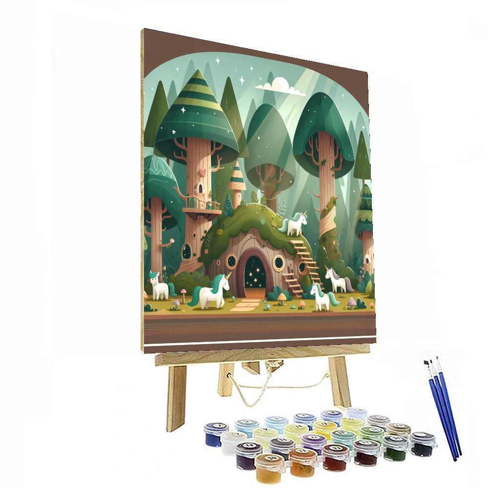 Forest Magic Hideout Paint By Numbers