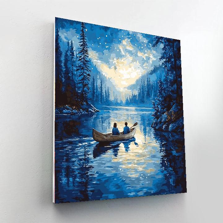 Mom And Me Under The Stars Paint By Number