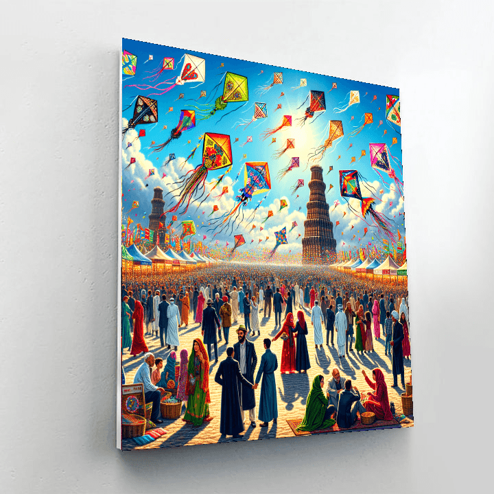 The International Kite Festival Paint By Color