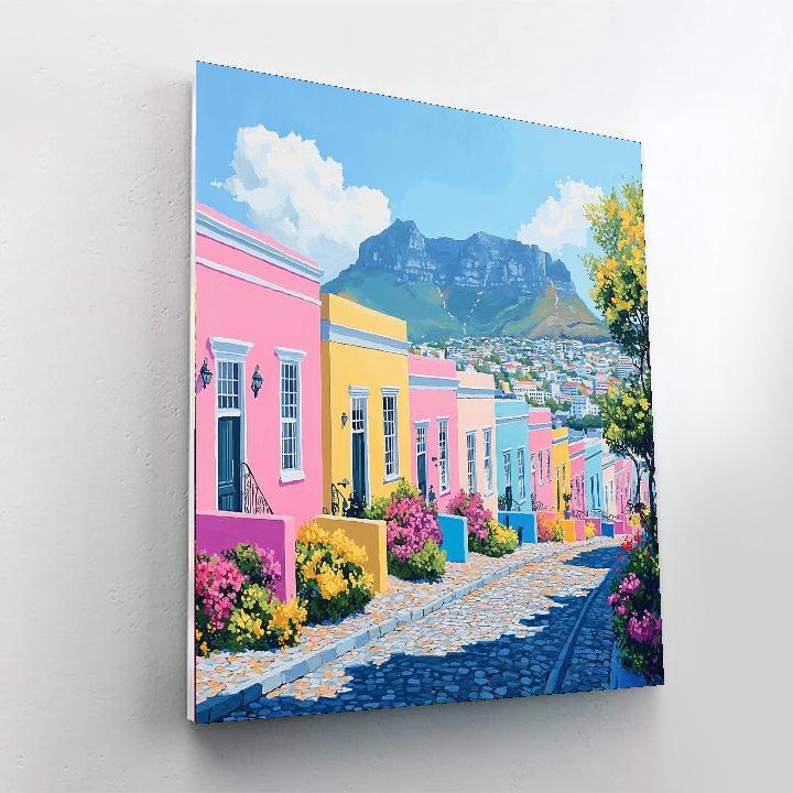 Cape Town's Bo-kaap Neighborhood Painting Number Kit