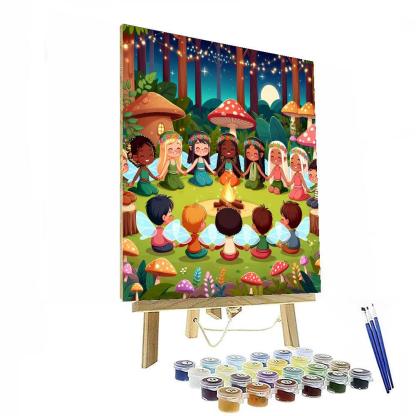 Enchanted Fairy Gathering Numbered Painting Kits