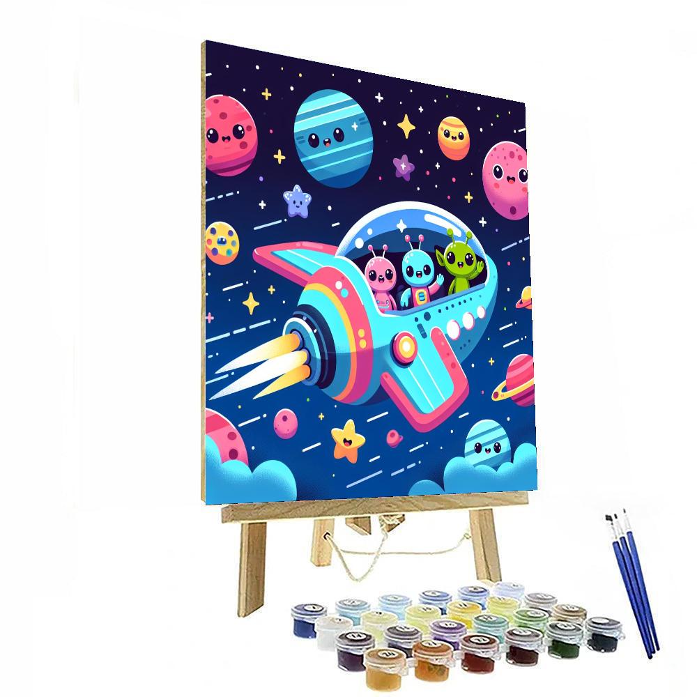 Mysterious Space Painting Number Kit