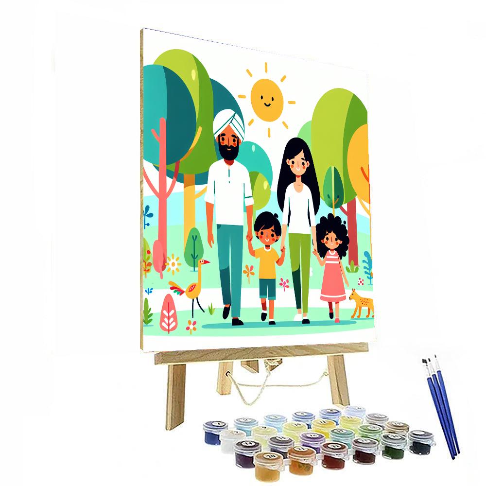 Gentle Woodland Stroll Painting By Numbers Kit