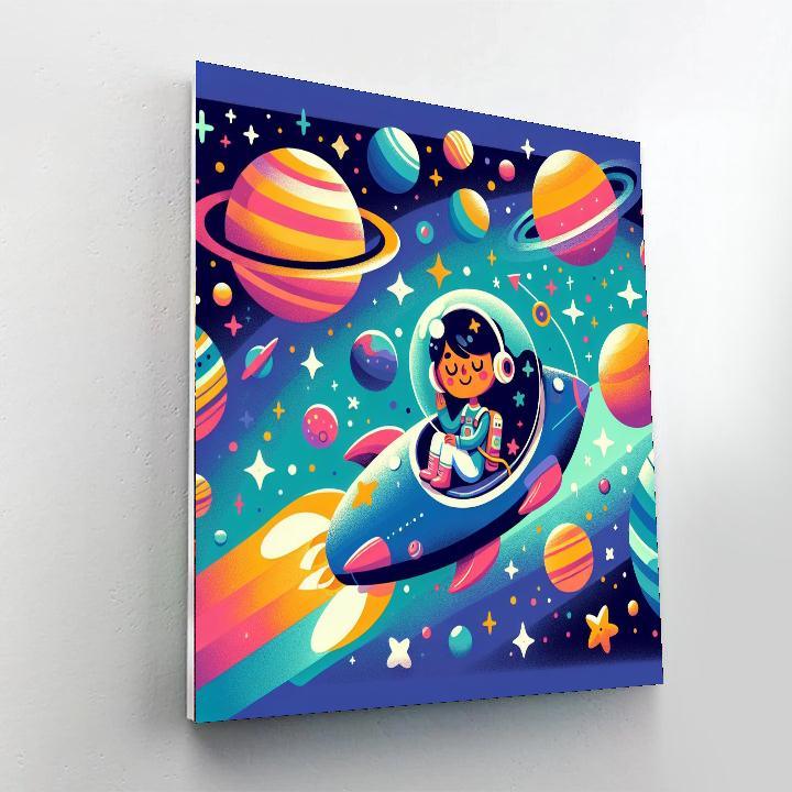 Galaxy Explorer's Odyssey Paint By Number