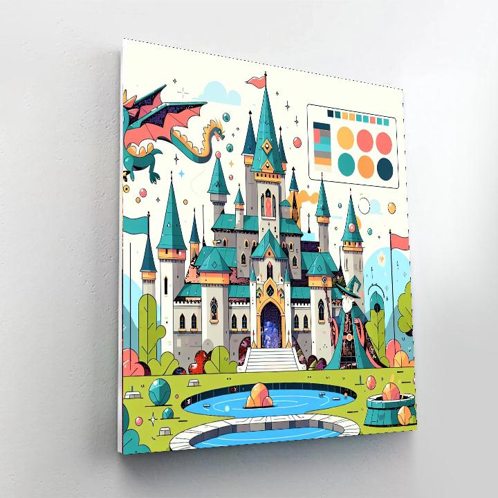 Mystic Castle Paint By Numbers Art