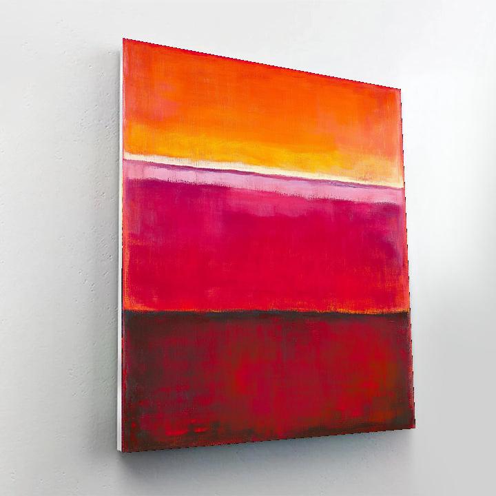 Mark Rothko Inspired Embers Of Emotion  Numbered Painting Kits