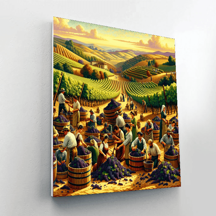 Rioja Wine Harvest Festival - Logroño Numbered Painting Kits