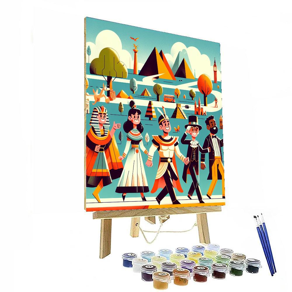 Imaginative Time Travelers Paint By Numbers