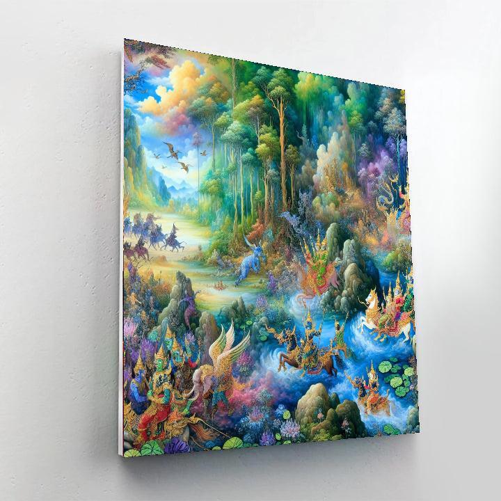 Mystical Creatures Realm Paint By Numbers