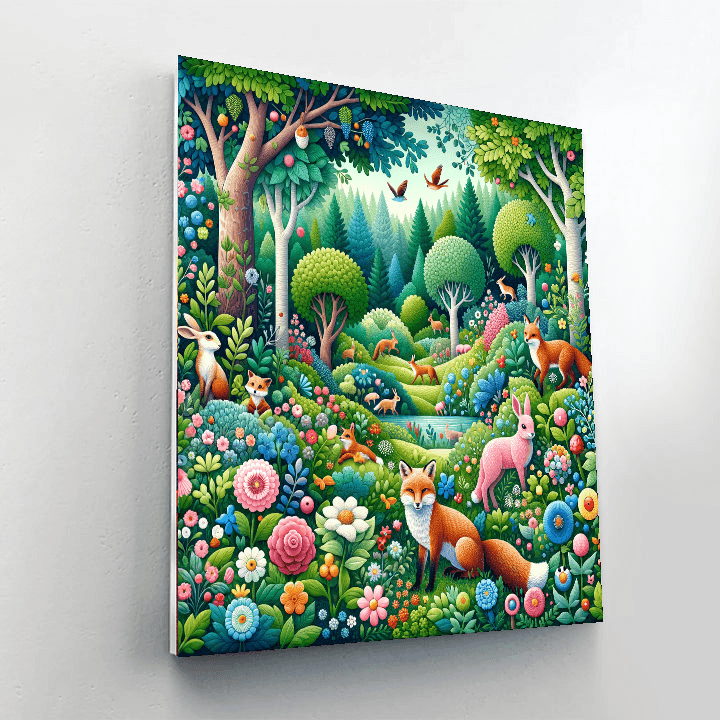 Fantasy Woodland Escape Paint By Numbers Art