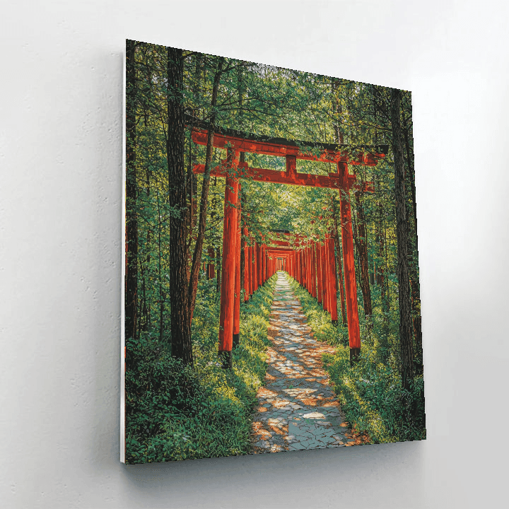Fushimi Inari's Vermillion Gates Paint By Numbers Kits