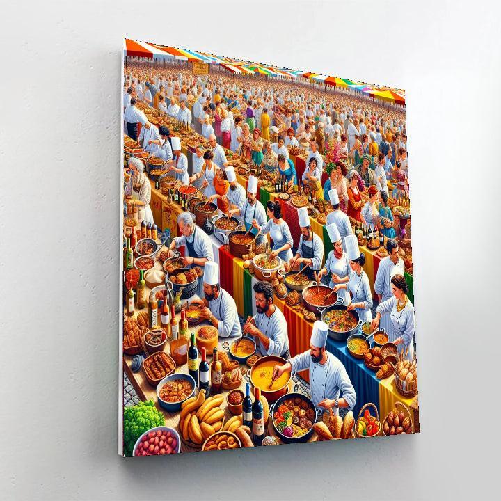 Gastronomy Festival - Spain Paint By Number